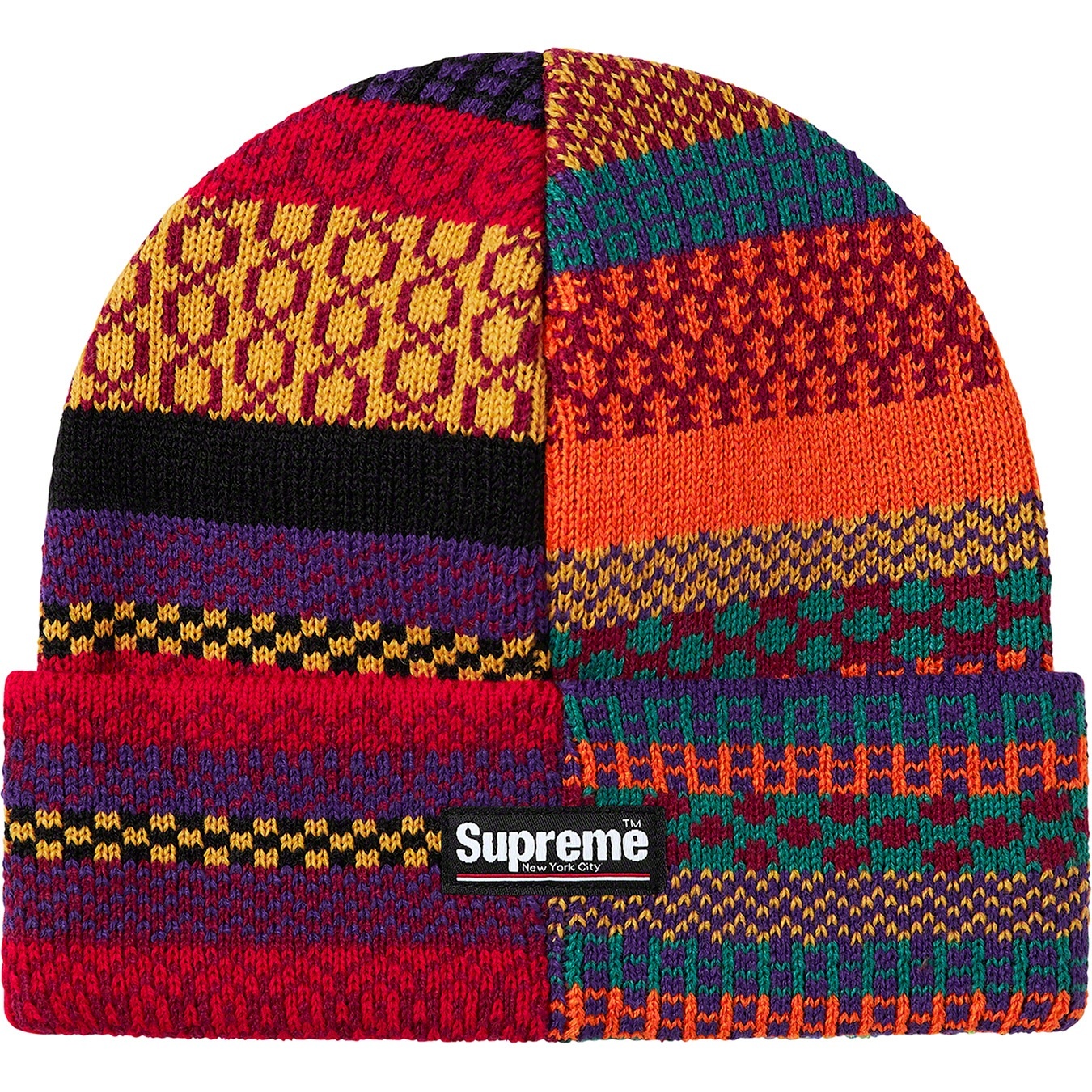 Multi Pattern Beanie view 2